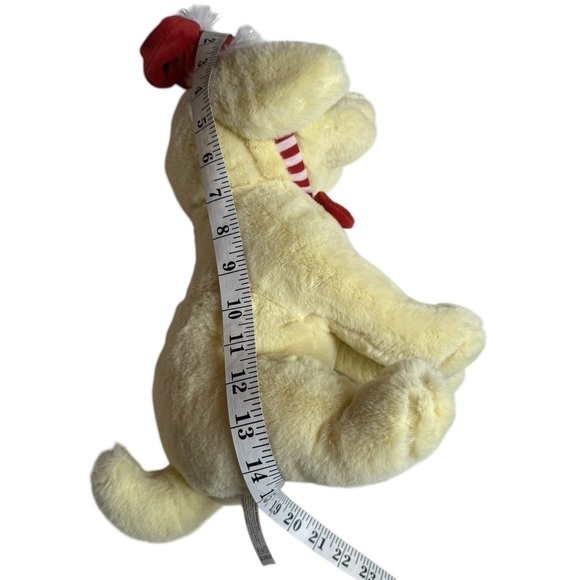 FAO Schwarz Golden Or Yellow Labrador W/ Santa Hat 14” Stuffed Animal Plush Pet - Picture 11 of 13